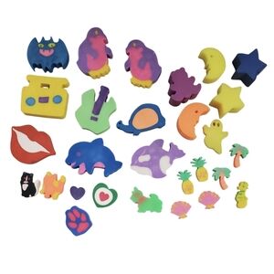 Vintage Lisa Frank Erasers